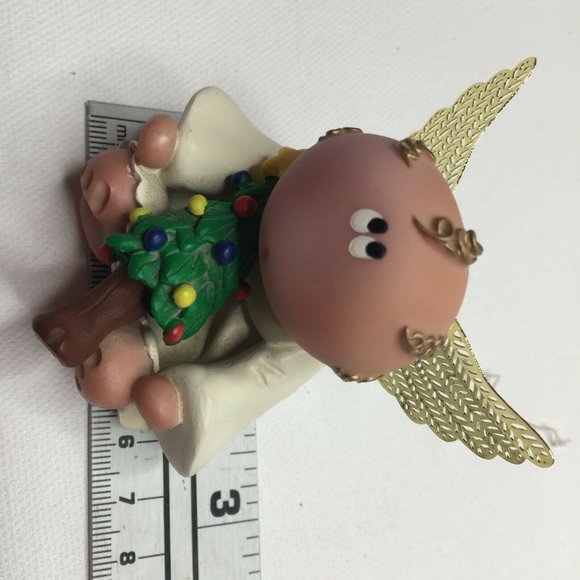 Kirks Kritters By Russ Figurines Angel Baby Christmas Tree Ornament - Picture 7 of 8